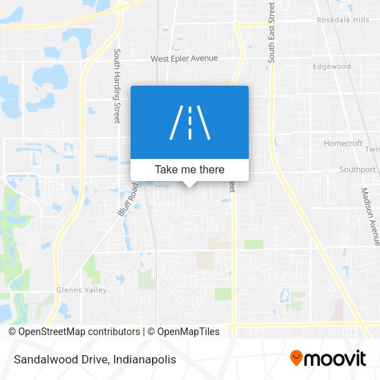 Sandalwood Drive map