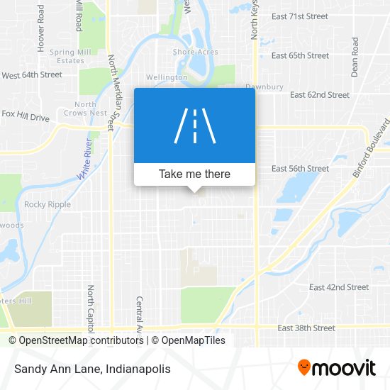 Mapa de Sandy Ann Lane