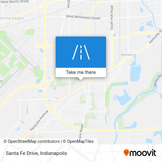 Santa Fe Drive map