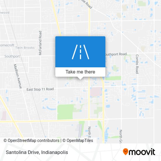 Santolina Drive map