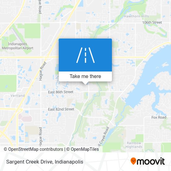 Sargent Creek Drive map
