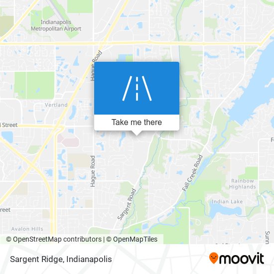 Sargent Ridge map