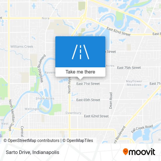 Mapa de Sarto Drive
