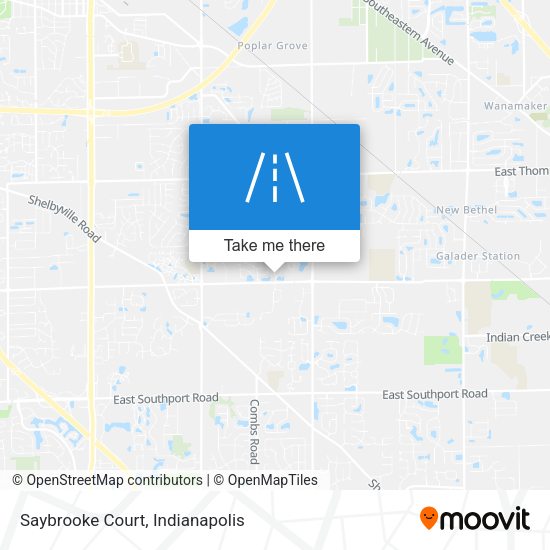 Saybrooke Court map