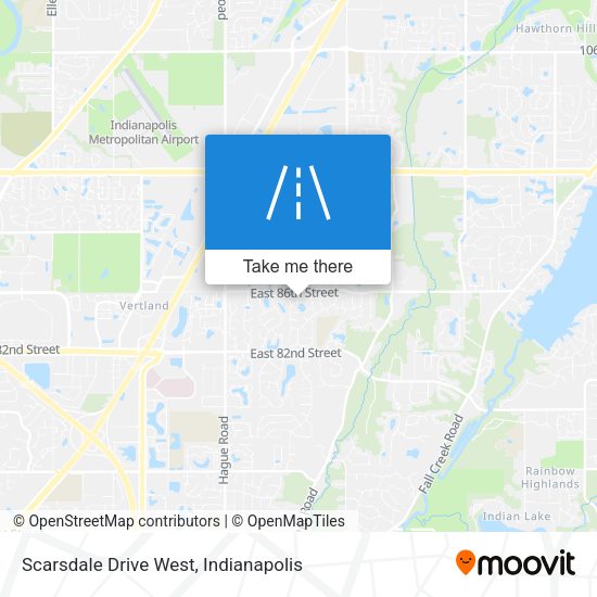 Mapa de Scarsdale Drive West