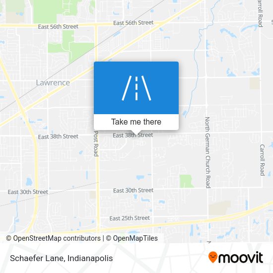 Mapa de Schaefer Lane