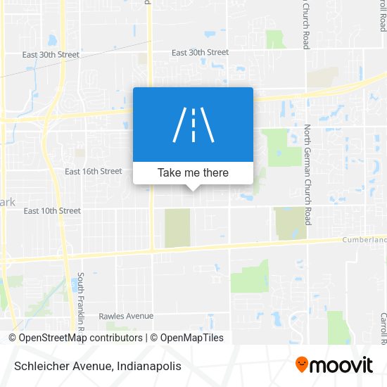 Schleicher Avenue map