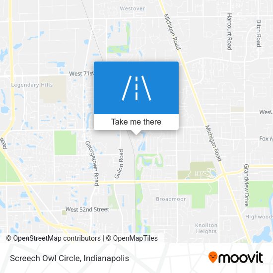 Screech Owl Circle map