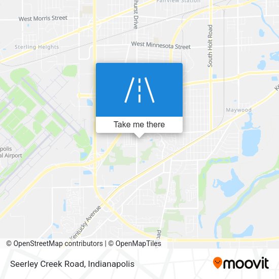Seerley Creek Road map