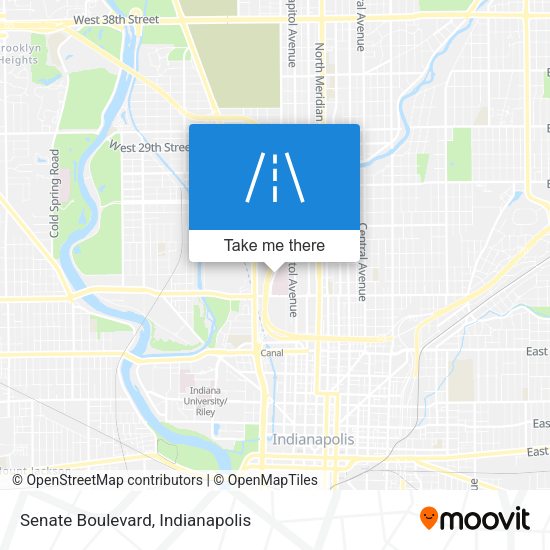 Mapa de Senate Boulevard