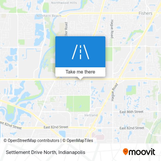 Mapa de Settlement Drive North