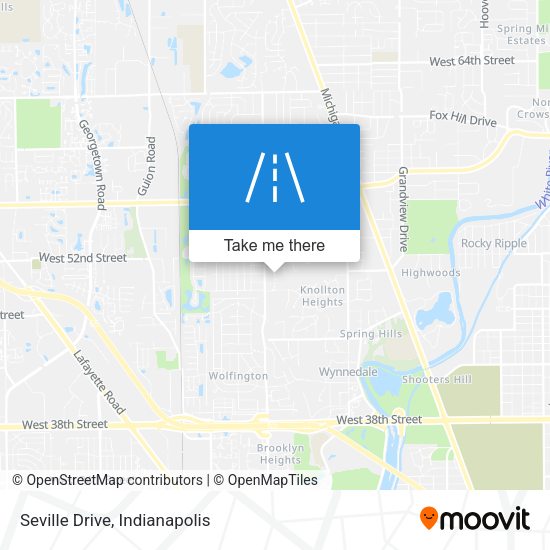 Mapa de Seville Drive