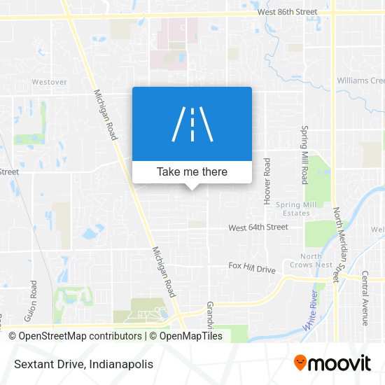 Mapa de Sextant Drive