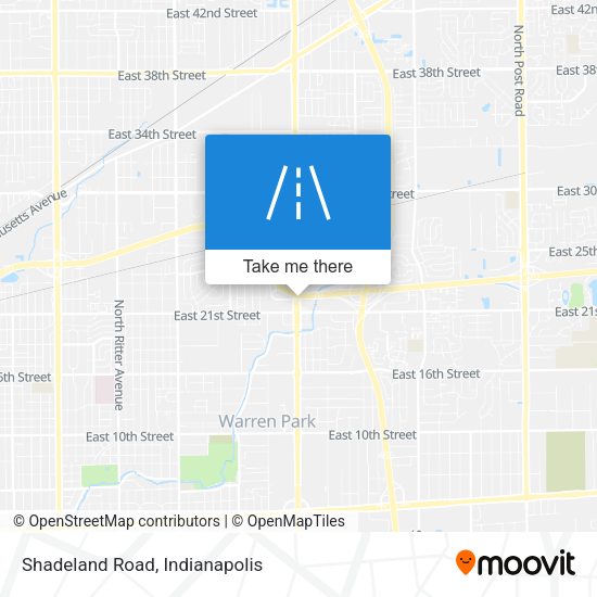 Mapa de Shadeland Road