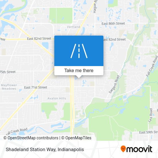 Mapa de Shadeland Station Way
