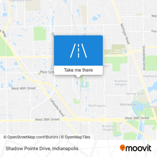 Shadow Pointe Drive map