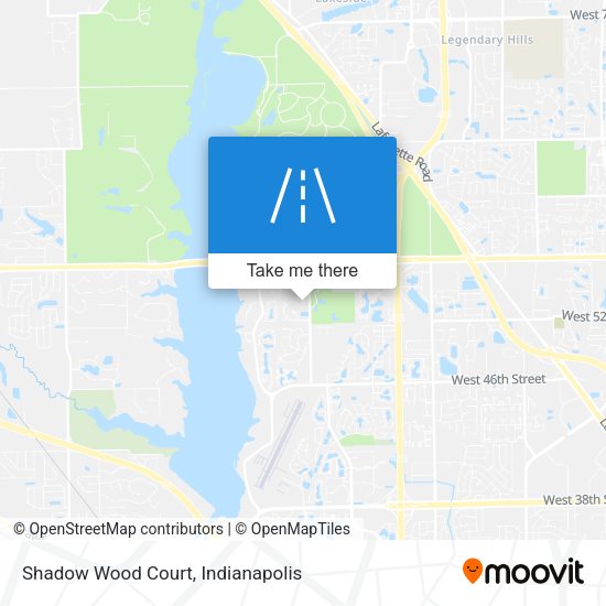 Shadow Wood Court map