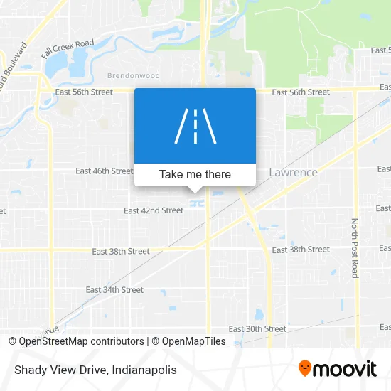 Shady View Drive map
