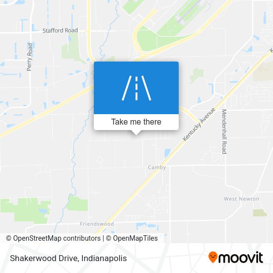 Shakerwood Drive map