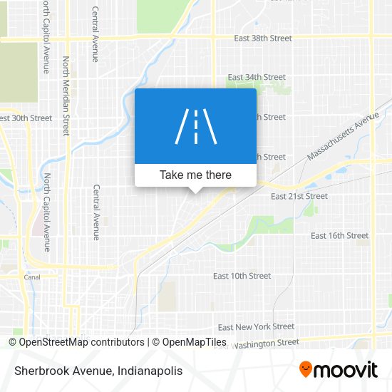 Sherbrook Avenue map
