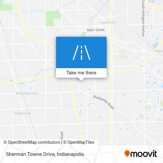 Mapa de Sherman Towne Drive