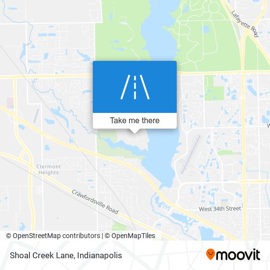 Shoal Creek Lane map