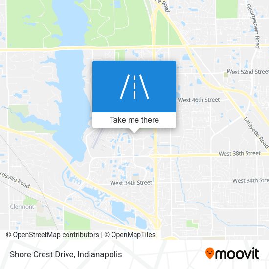 Mapa de Shore Crest Drive