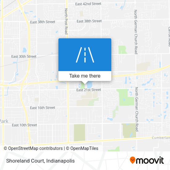 Shoreland Court map