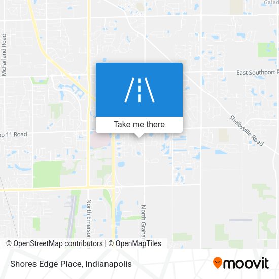Shores Edge Place map