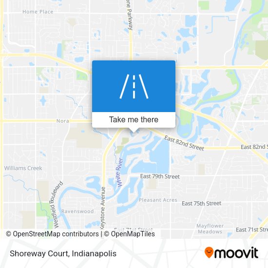 Shoreway Court map