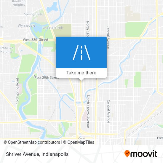 Mapa de Shriver Avenue