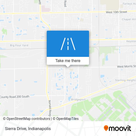 Mapa de Sierra Drive