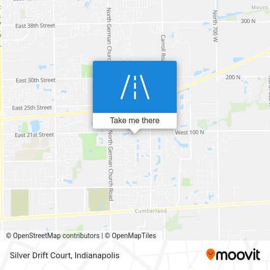 Silver Drift Court map