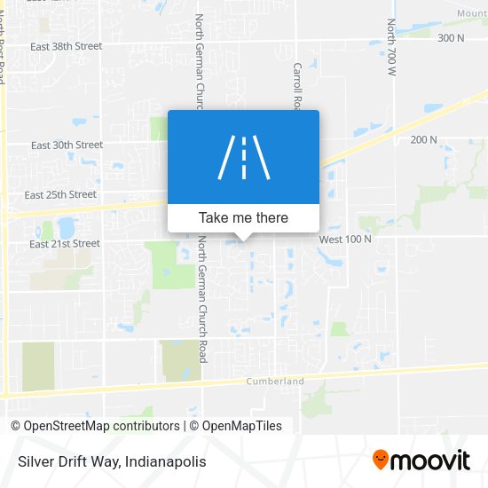 Silver Drift Way map