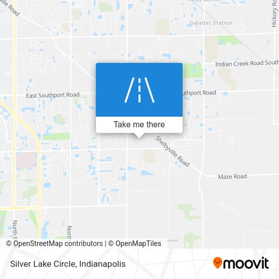Silver Lake Circle map