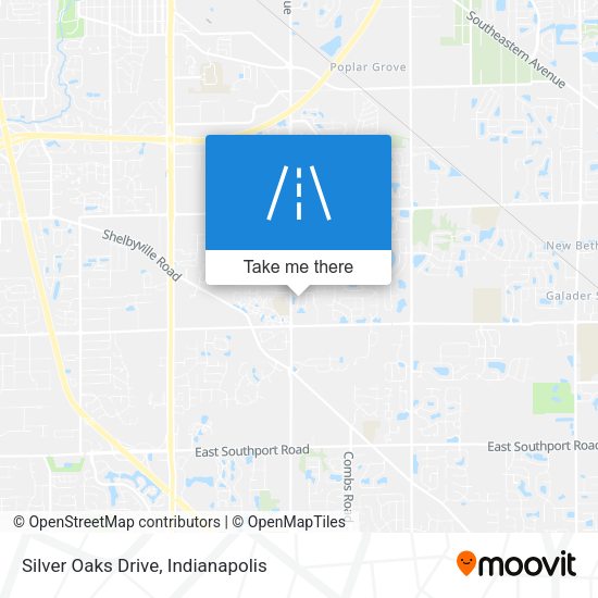 Silver Oaks Drive map