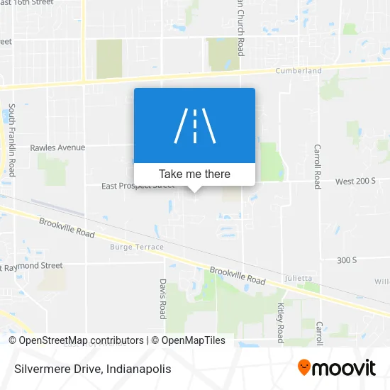 Silvermere Drive map