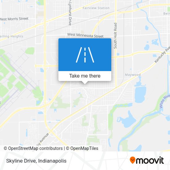 Mapa de Skyline Drive