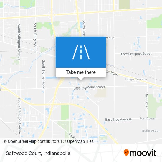 Softwood Court map