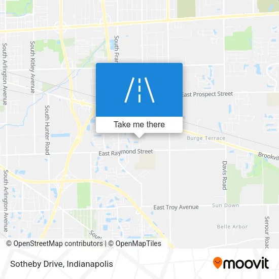 Sotheby Drive map