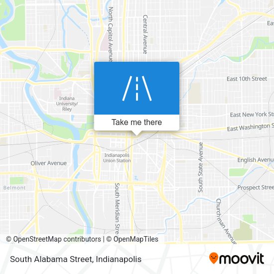 South Alabama Street map