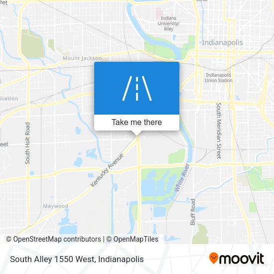 Mapa de South Alley 1550 West