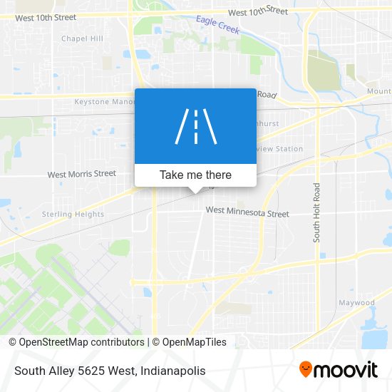 Mapa de South Alley 5625 West