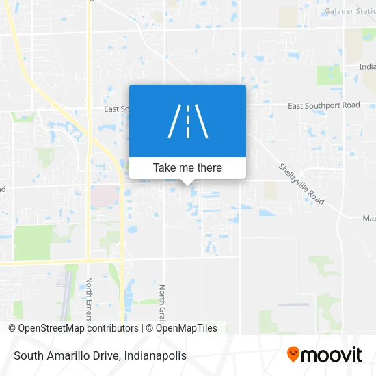South Amarillo Drive map