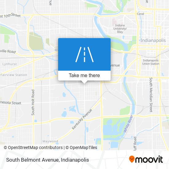 Mapa de South Belmont Avenue