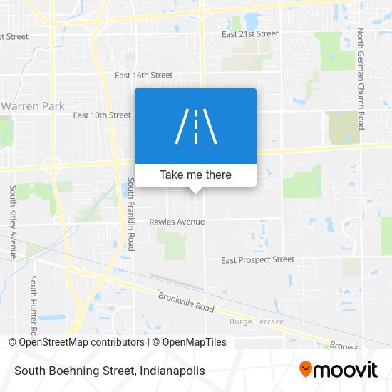 Mapa de South Boehning Street