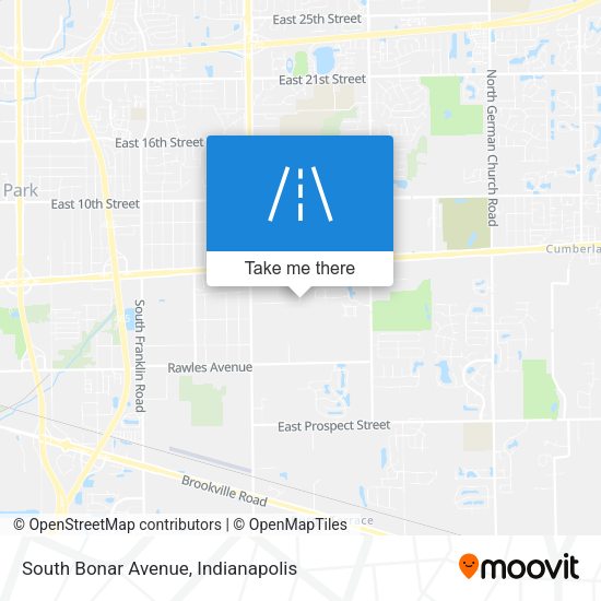 Mapa de South Bonar Avenue