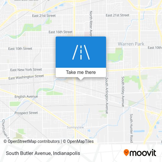 Mapa de South Butler Avenue