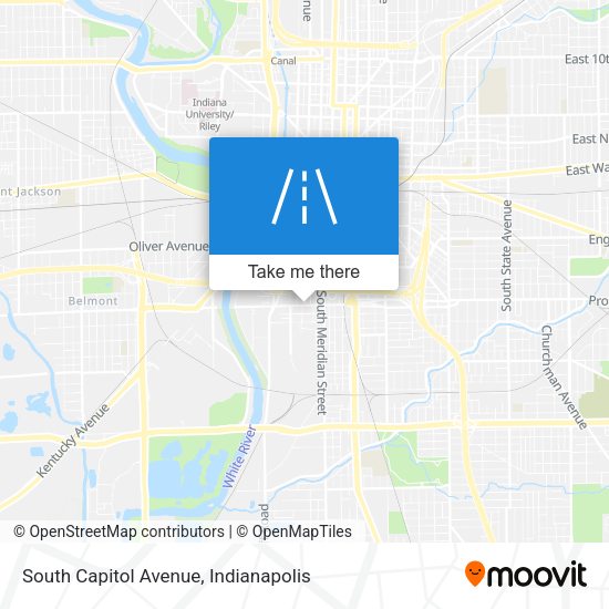 South Capitol Avenue map