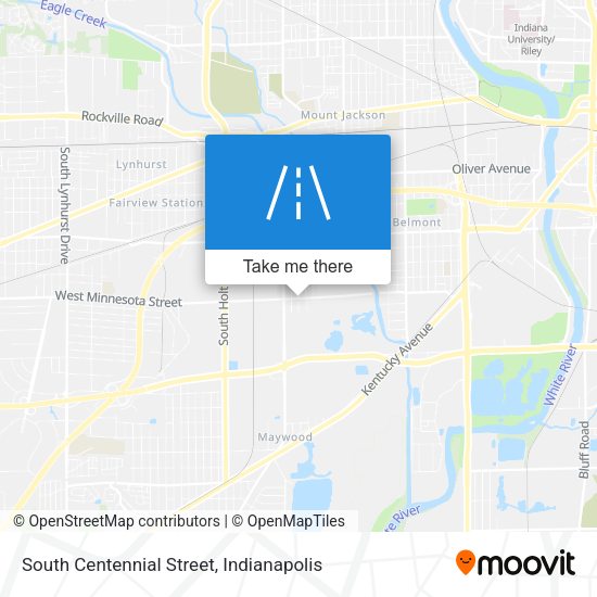 Mapa de South Centennial Street